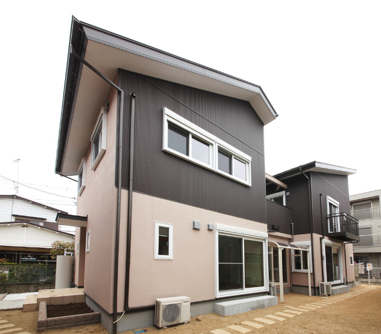 二世帯住宅の施工事例